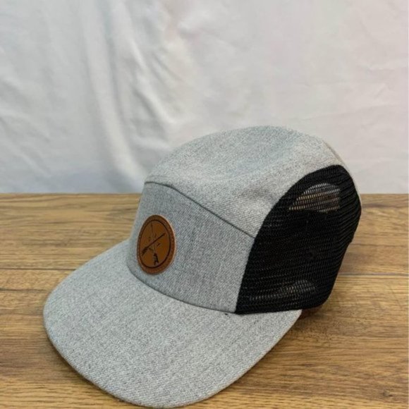 SIX hats flat brim hat. Gray/black. Adjustable. NWOT. Adult. - Picture 10 of 10